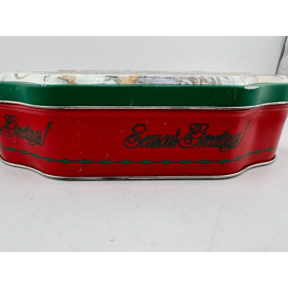 Wild Friend‎ Christmas 1997 Olive Tin Can Vintage Season's Greetings